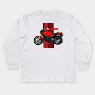 Retro RD 350 LC 2 Stroke Motorcycle Kids Long Sleeve T-Shirt